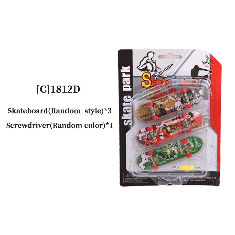 DIY Finger Skatepark 6-in-1 Set &ndash; Ultimate Stunt Practice 1812D