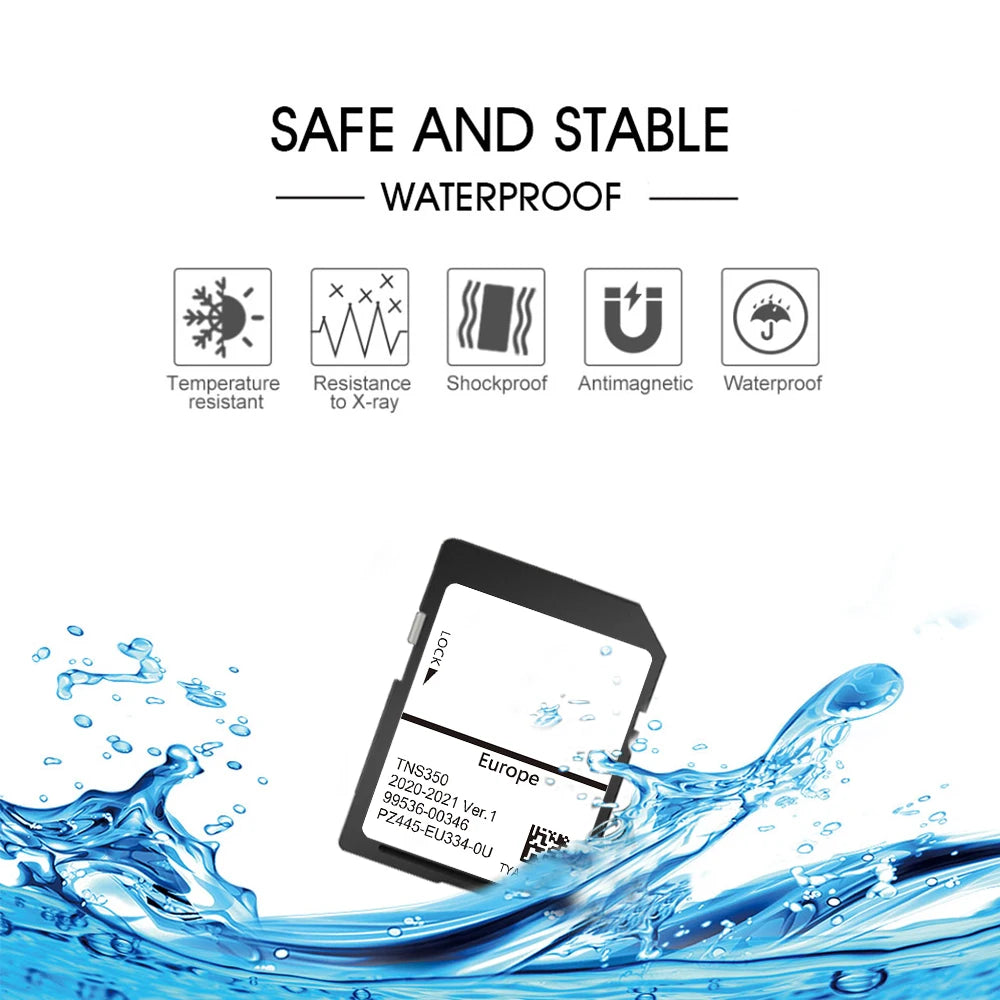 PZ445-EU334-0U Update GPS Card &ndash; Europe UK Maps Included