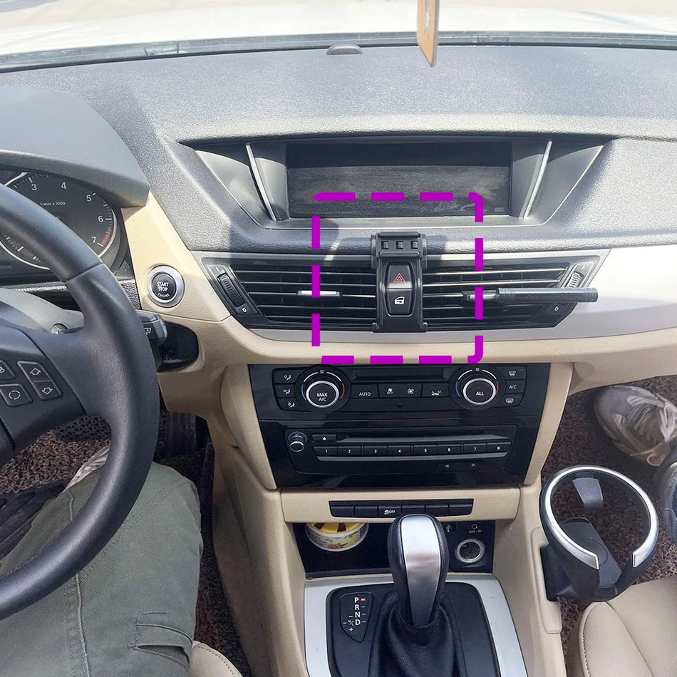 BMW X1 E84 Trådlös Laddning Bil Telefonhållare Fast Fäste