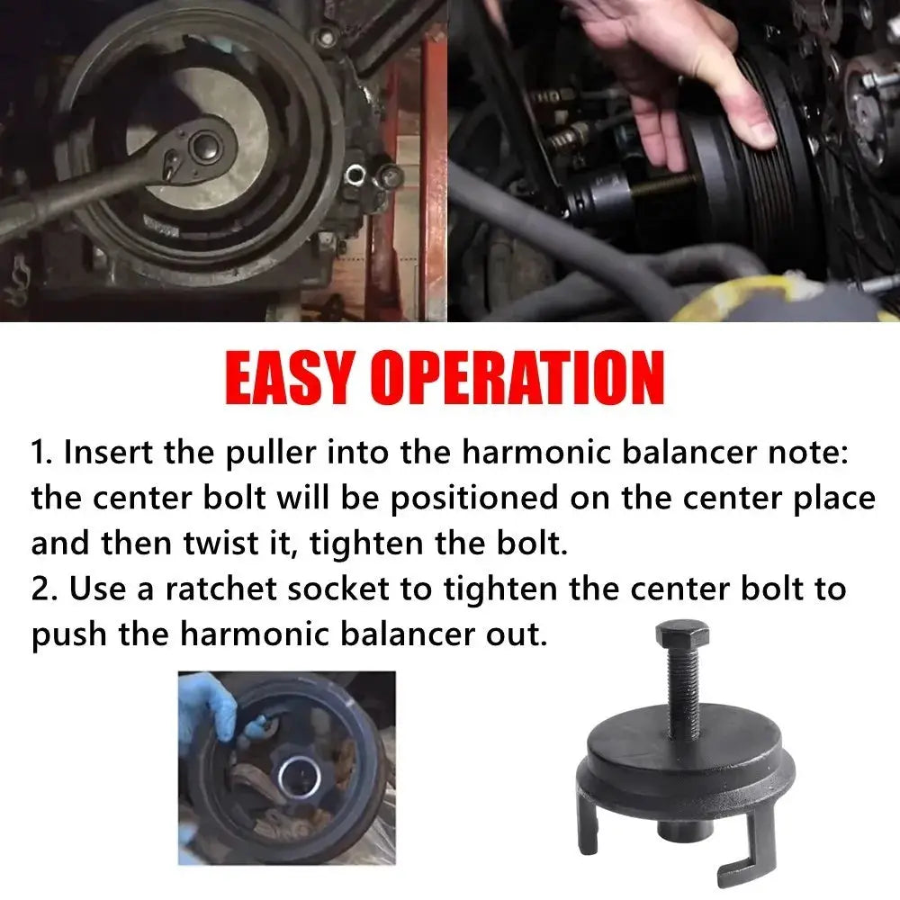 Removal Tool Harmonic Balancer Puller For GM Dodge Jeep Chrysler Ford 25264 Car accessories Disassembly Tool XLB-1047 by InterCyprus Trading Ltd