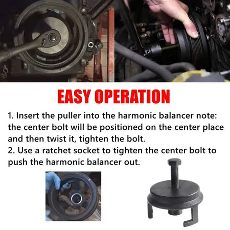 Removal Tool Harmonic Balancer Puller For GM Dodge Jeep Chrysler Ford 25264 Car accessories Disassembly Tool XLB-1047 by InterCyprus Trading Ltd