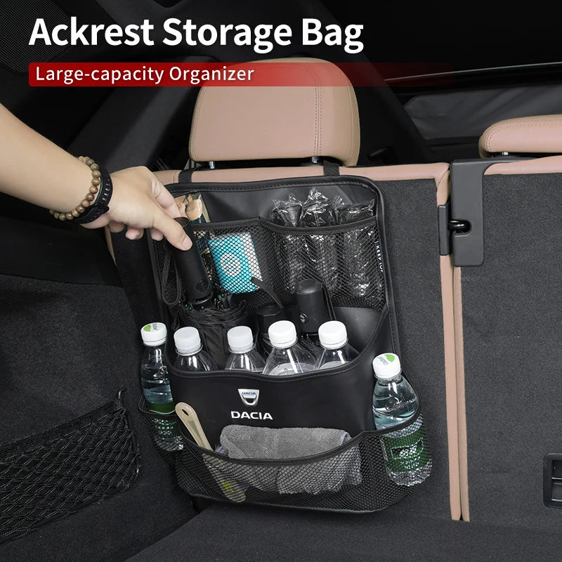 Dacia Duster Auto Zitplaats Organizer, Kofferbakopslag met Opbergzak