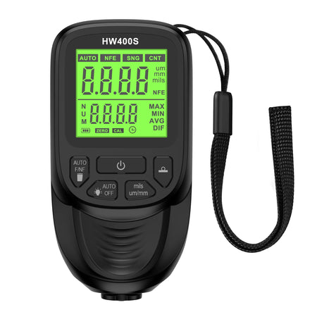 HW400S 0-2000UM Car Coating Thickness Gauge &ndash; Backlight black