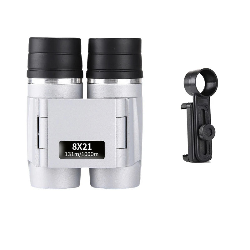 Portable 8X21 Binoculars &ndash; IPX4 Waterproof And Lightweight set