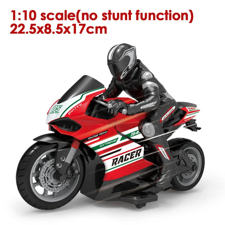 Upriser Ducati Panigale V4 S RC Motorcycle - High Speed Remote Control Stunt Bike RED Small Scale