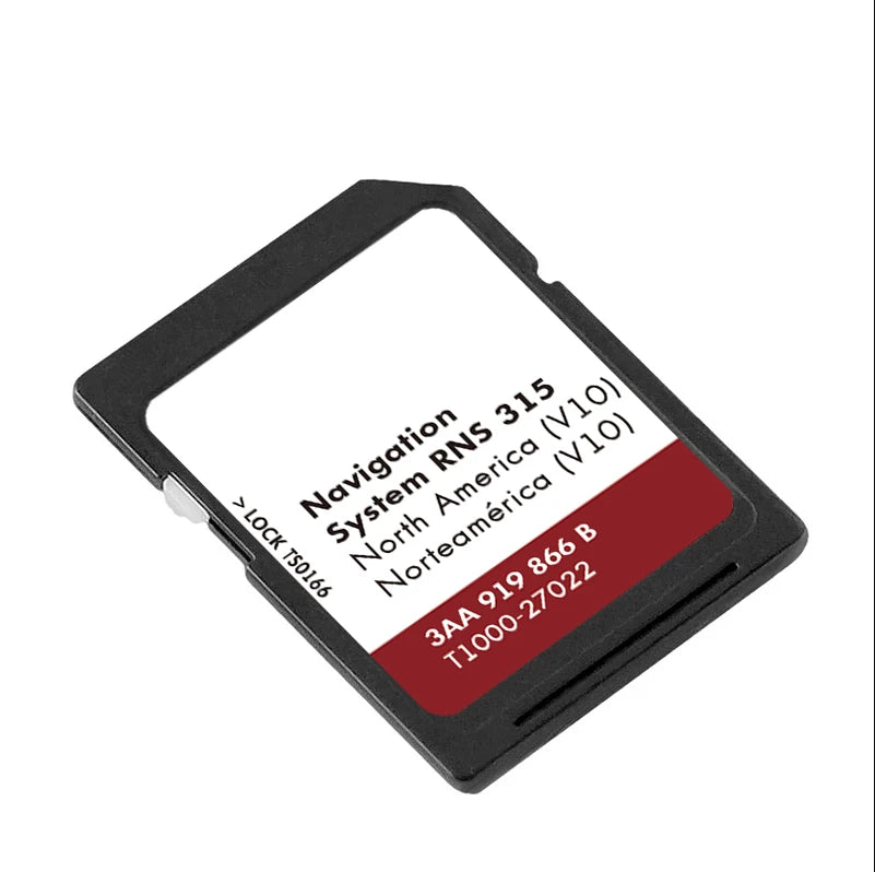 8GB SD Card North America Map Upgrade RNS 315 - Fast GPS