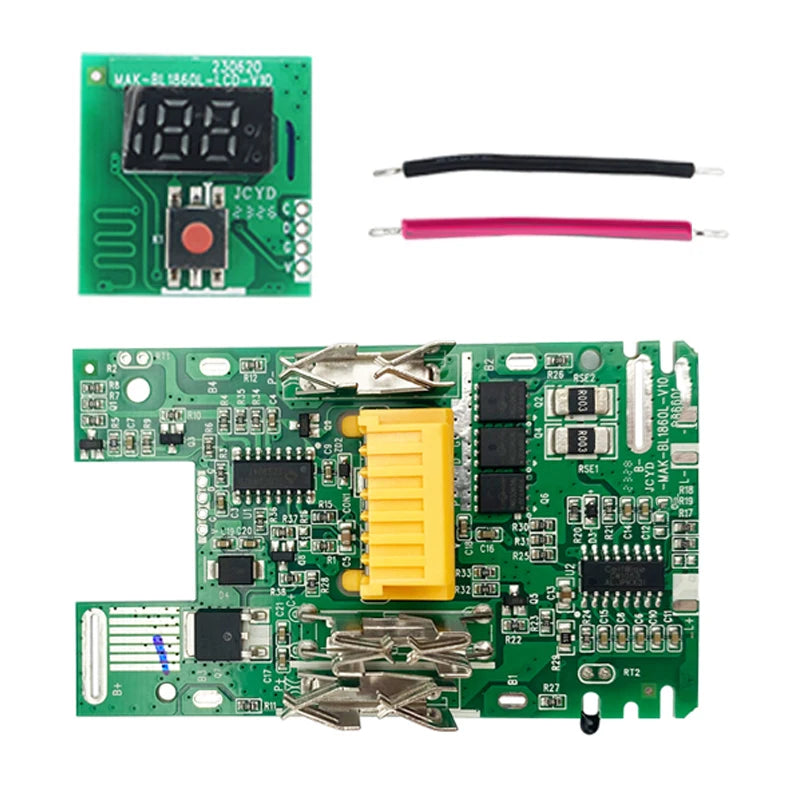 BL1830 Li-ion Battery Case Charging Protection Circuit Board with LED Indicator for Makita 18V Tools