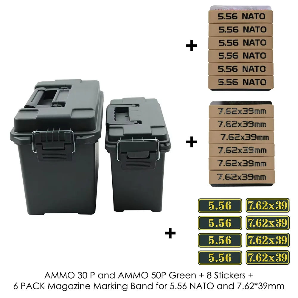 Tactical Ammo Box High Strength Safety &ndash; High Impact Build 3050P Green Set 1