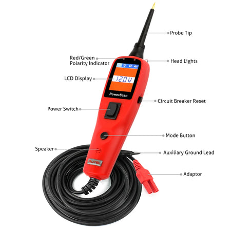 Autel PS100 PowerScan &ndash; 12V 24V Diagnostic Circuit Tester