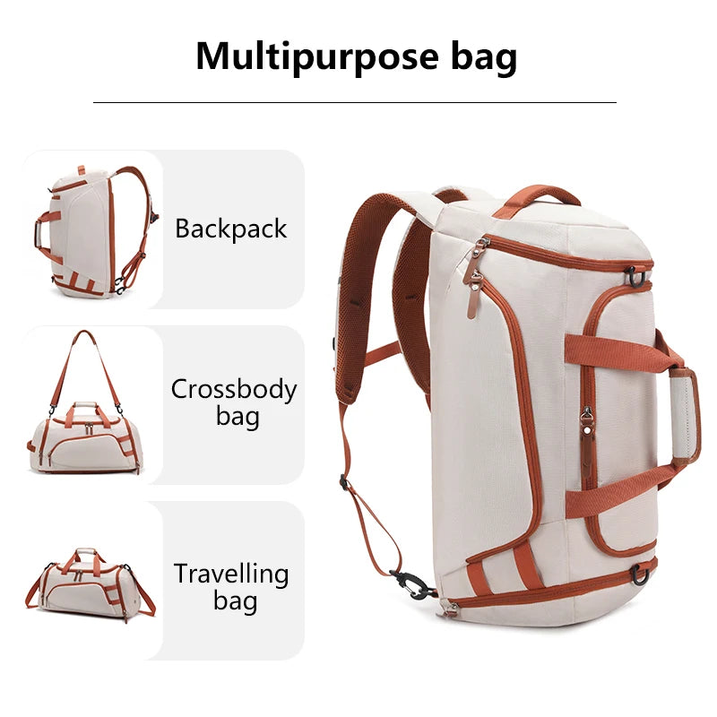 Gym Fitness Backpack Travel Bag &ndash; Dry Wet Compartment