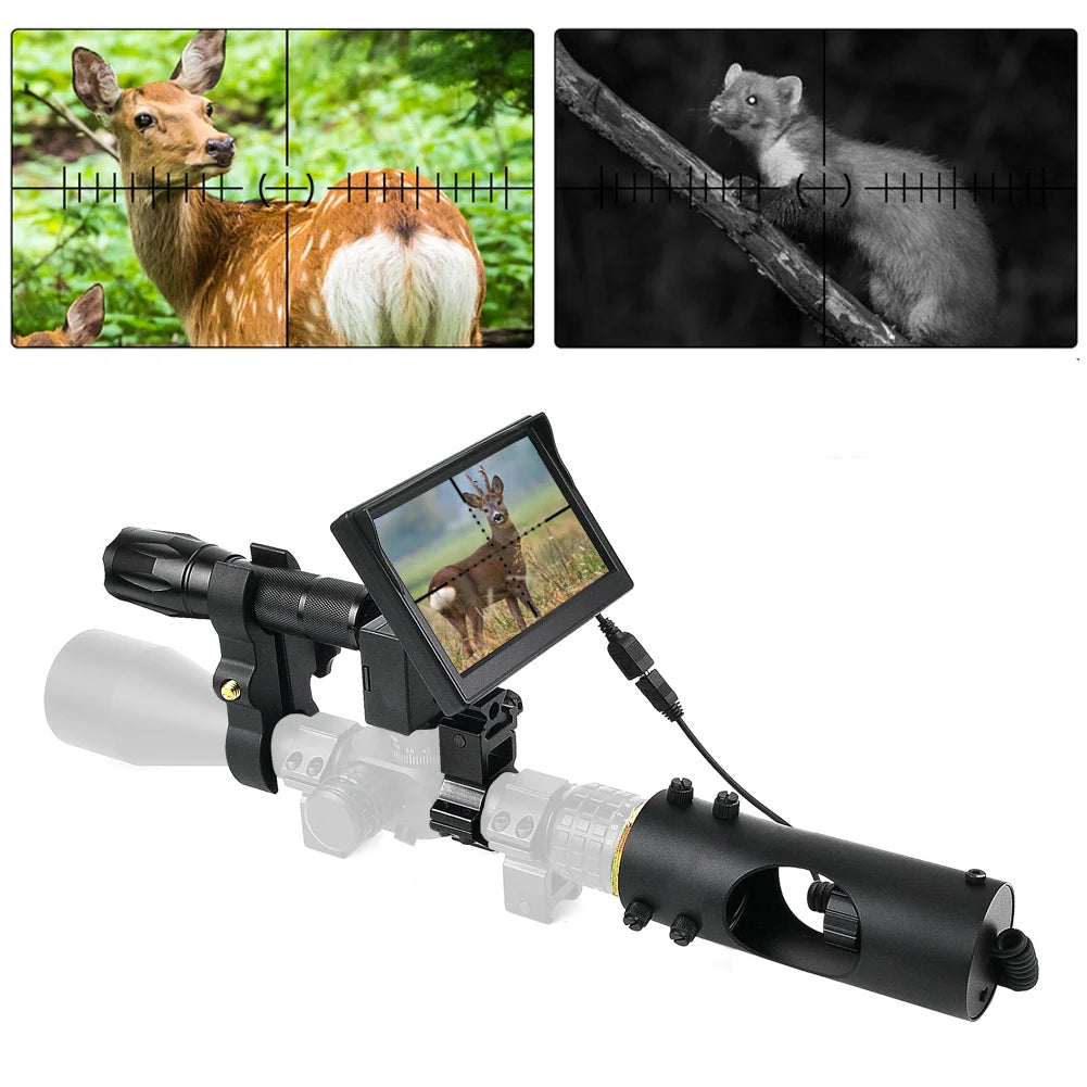 HIMIFOY Night Vision Monocular with 850nm Infrared LED