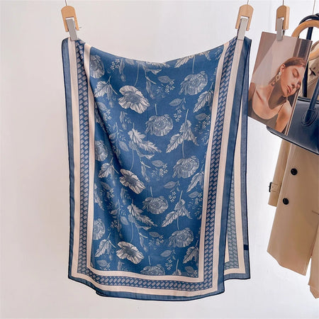 Luxury Wool and Silk Scarf &ndash; Exquisite Warmth and Style J2e051-02 / 60x170cm / CHINA