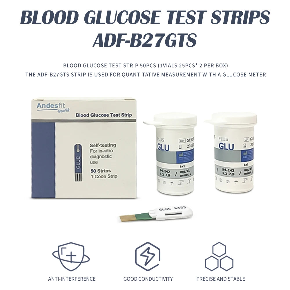 Wireless Bluetooth Blood Glucose Meter &ndash; 6s Quick Readings