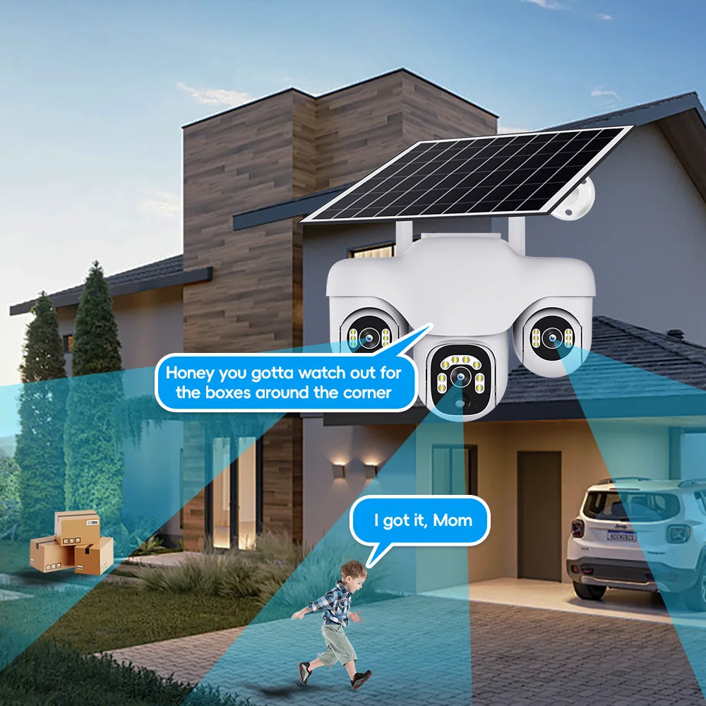 12MP Solar PTZ Camera