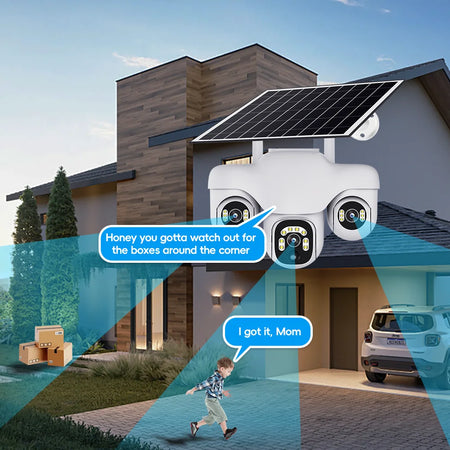 12MP Solar PTZ Camera