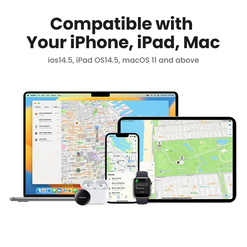 UGREEN SmartTrack Link: Apple Find My Compatible Bluetooth GPS Tracker