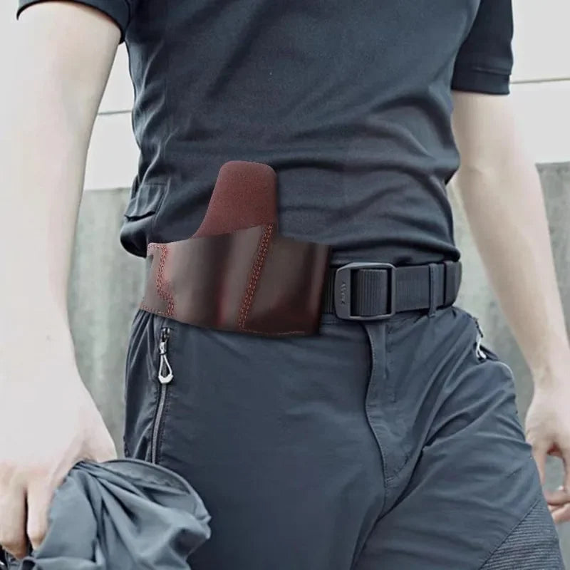 Curea de transport din piele ascunsă cu buzunar pentru magazin pentru 1911 Springfield XD XDS