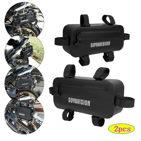 Waterproof Motorcycle Side Frame Bag Hanging Tool Storage Bumper Frame Package Repair Tool Placement Motor Accessories by InterCyprus Trading Ltd