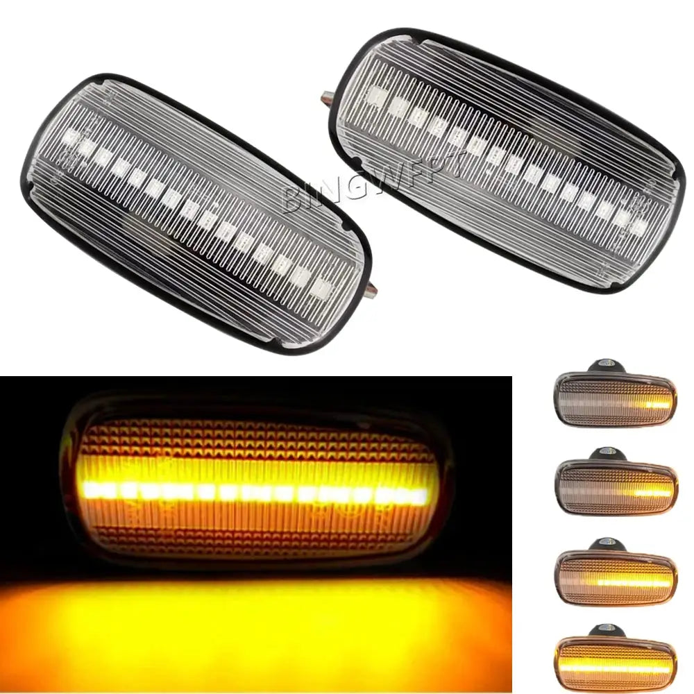 For Toyota Prius Kluger Wish Land Cruiser 200 Prado 120 RAV4 Altezza For Lexus IS300 Dynamic Led Side Marker Lights Turn Signal by InterCyprus Trading Ltd