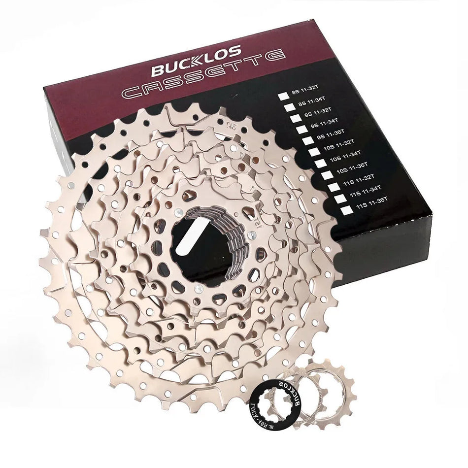 Bucklos 8-12 rychlostní kazeta pro Shimano SRAM MTB silniční kolo, ocel