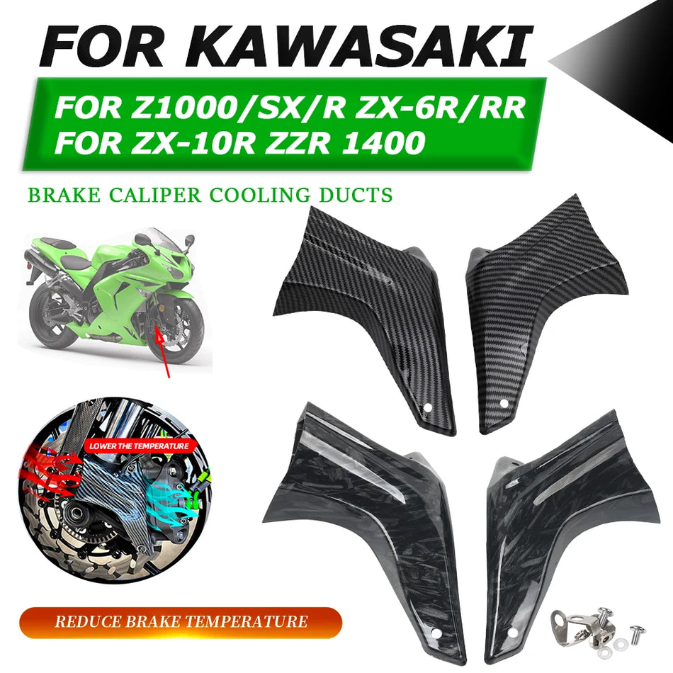 Condotti di raffreddamento ad aria per pinza freno Kawasaki Z1000 Z1000R Z1000SX