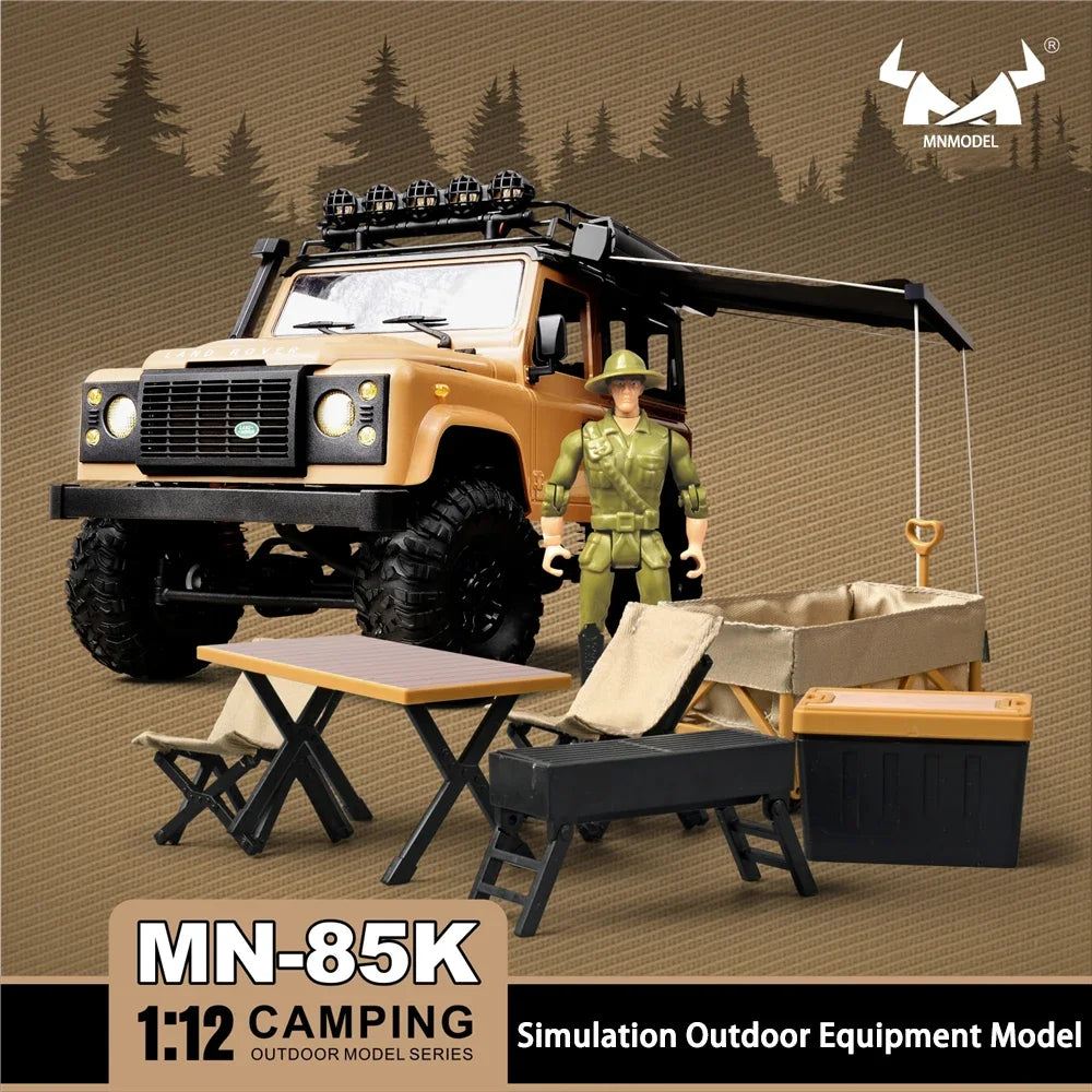 MN85K 1/12 Scale Camping Set &ndash; Realistic Miniature Gear