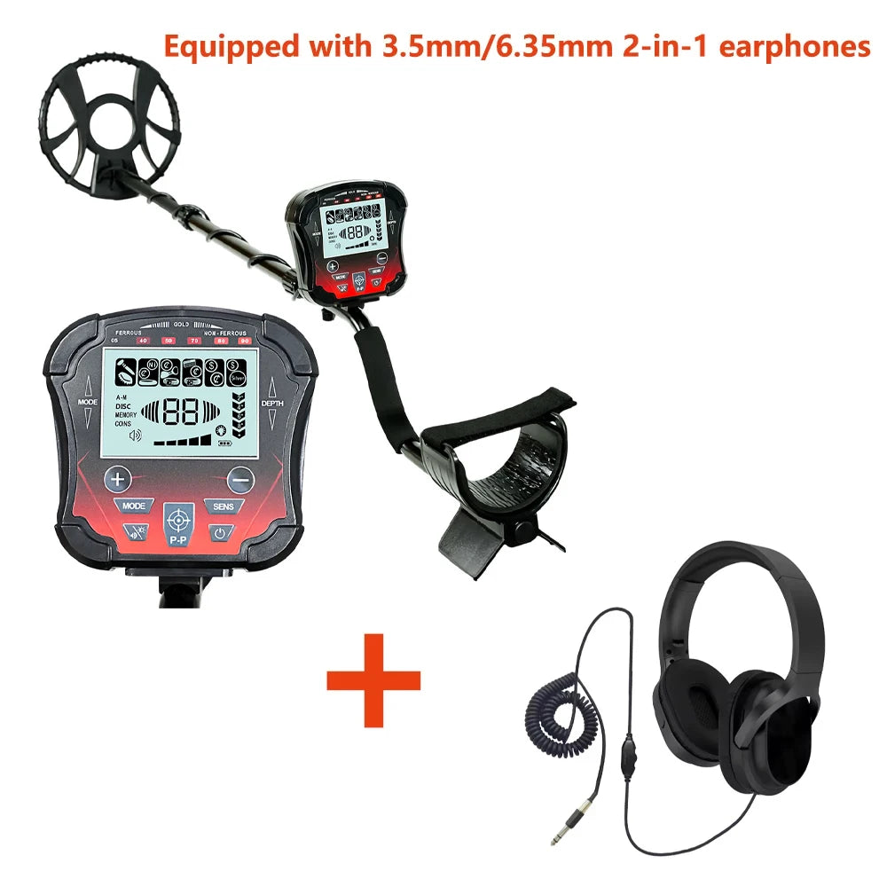 MD-8020 Metal Detector &ndash; High Accuracy Waterproof Coil With headphones
