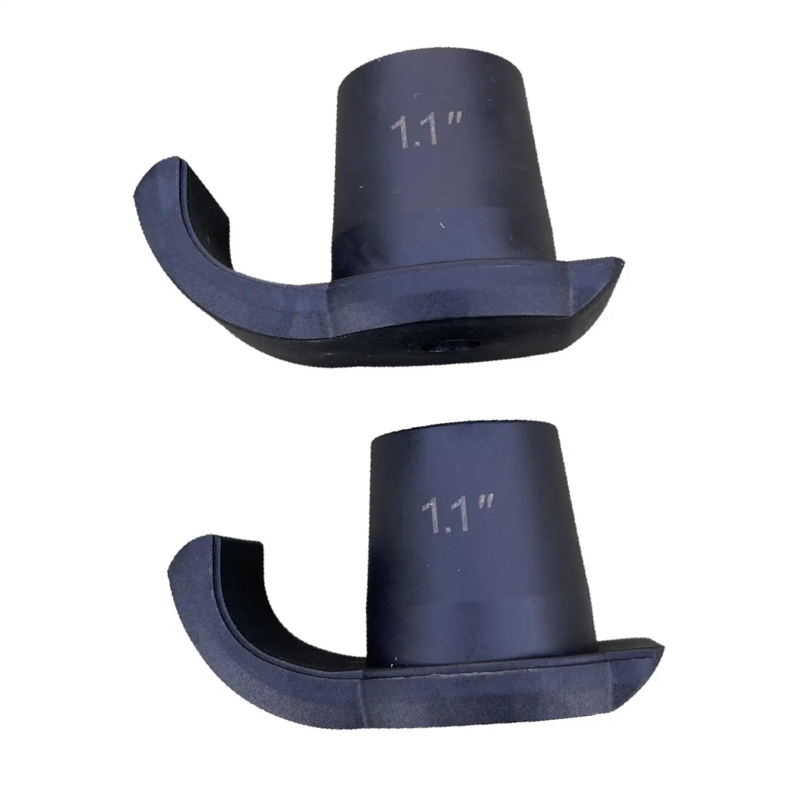 Walker Ski Glides &ndash; Universal Mobility Aid Replacement Sliders Black Hole 28mm