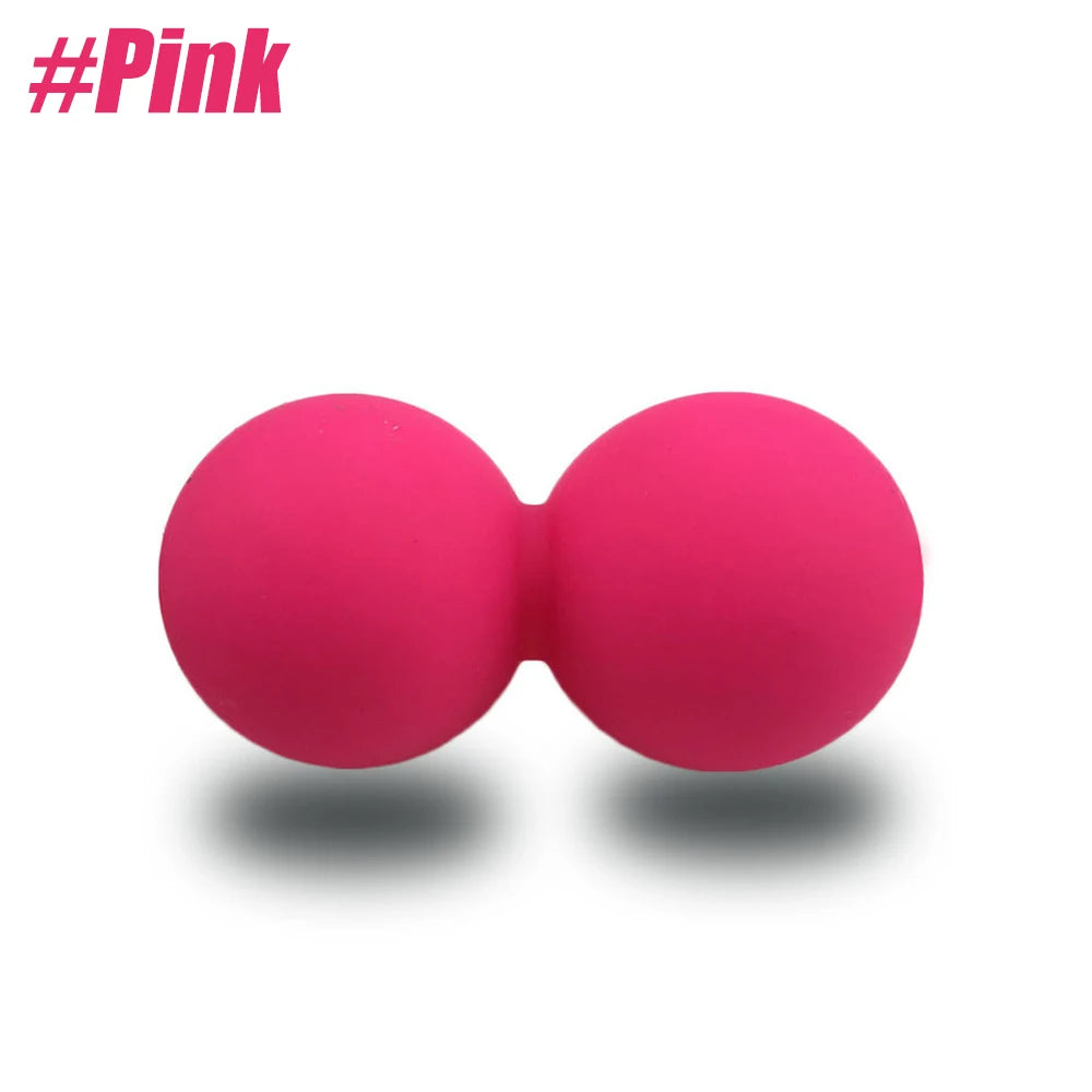 Peanut Massage Ball &ndash; Perfect Design for Comprehensive Massage Pink
