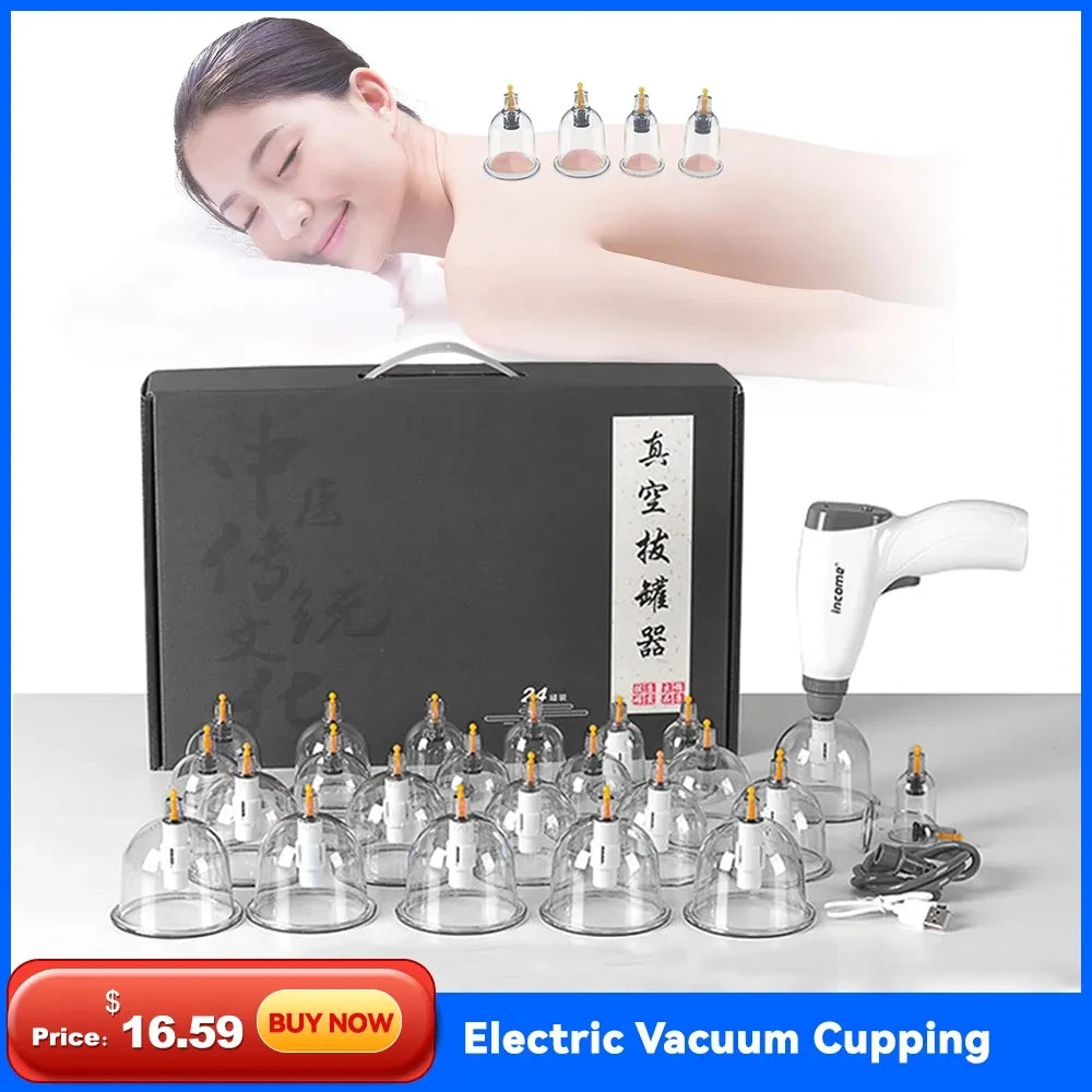 Electric Cupping Set &ndash; Vacuum Therapy Massage for Body