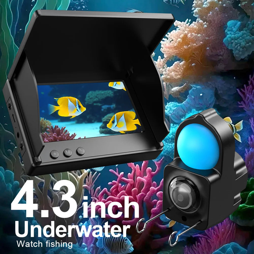 Portable Fish Depth Finder with 4.3 Inch LCD &amp; Night Vision | DDCAMERA