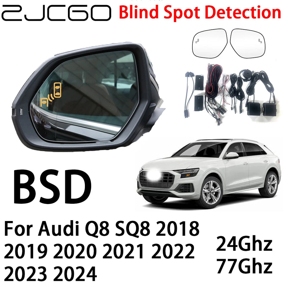 Audi Q8 için MmWave Tespiti ve Şerit Değiştirme Uyarıları ile Kör Nokta Radar Uyarı Sistemi