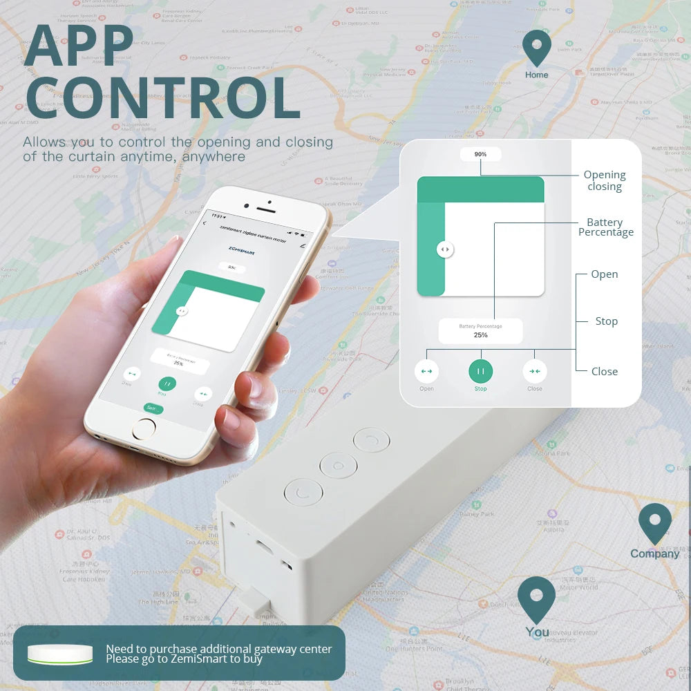 Zigbee Smart Curtain Driver Robot