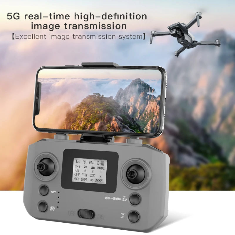 LYZRC 5G Wifi L600 PRO MAX GPS Drone - 4K 3-Axis Gimbal
