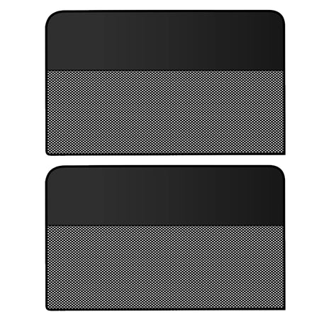 Magnetic Black Mesh Car Sunshade - Summer Privacy and Sun Protection 2pcs Rear window