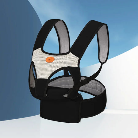 Ergonomic Baby Carrier Waist Stool and Hipseat for 3-36 Months black