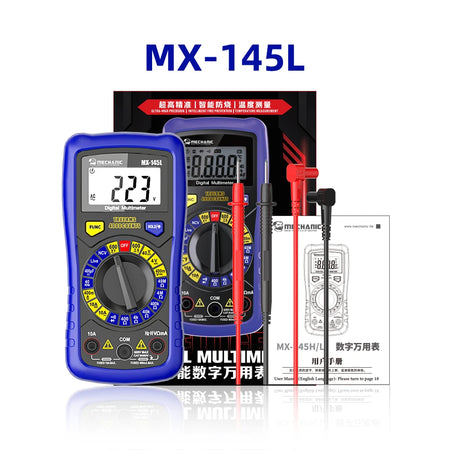 MECHANIC Intelligent Digital Multimeter &ndash; True RMS Accurate Voltage Measurement MX-145L