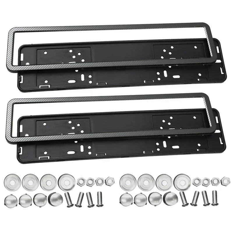 Universal European License Plate Frame &ndash; Front And Rear Use