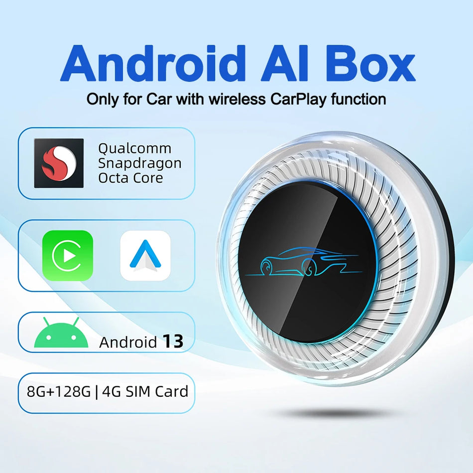 BMW ID6 ID7 ID8 Caixa AI Wireless CarPlay Android 13 com Netflix