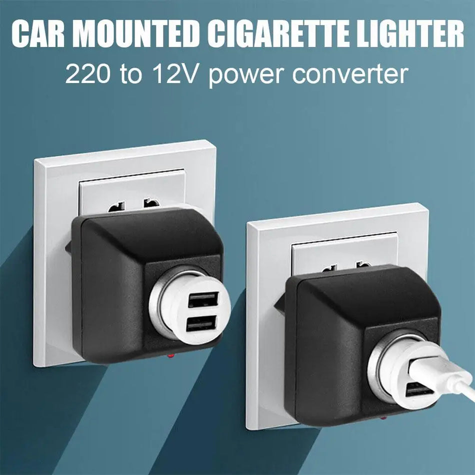 Car Mounted Cigarette Lighter AC Adapter &ndash; Reliable 220V To 12V DC Power Conversion