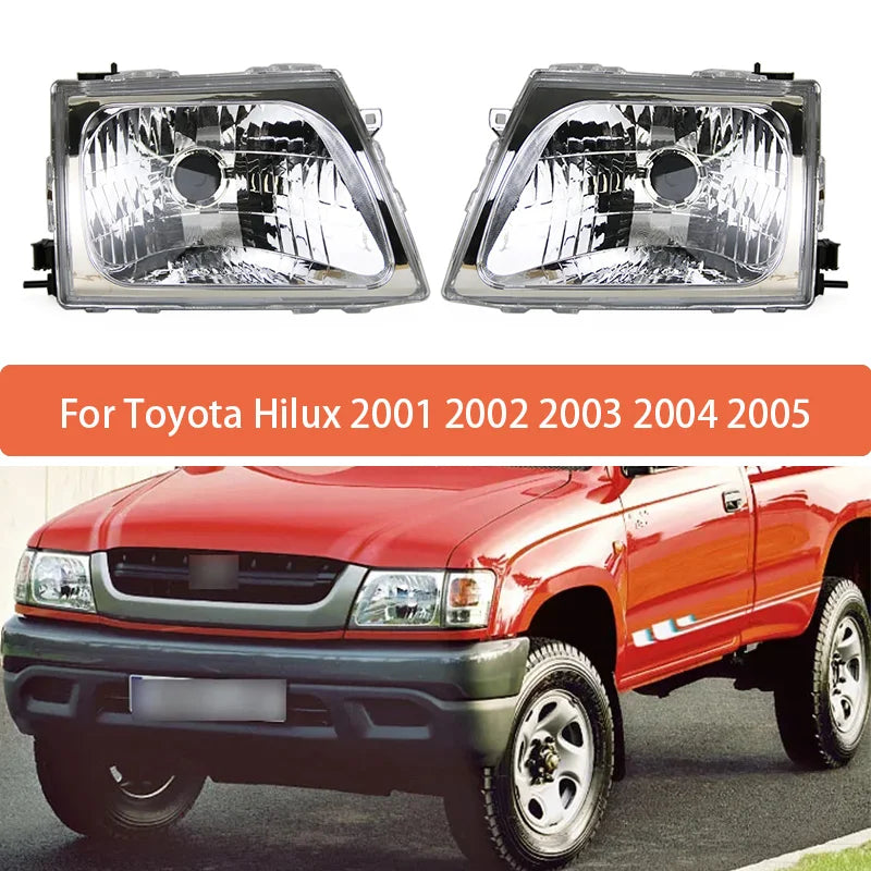 Headlight Assembly Without Bulb For Toyota Hilux 2001 2005