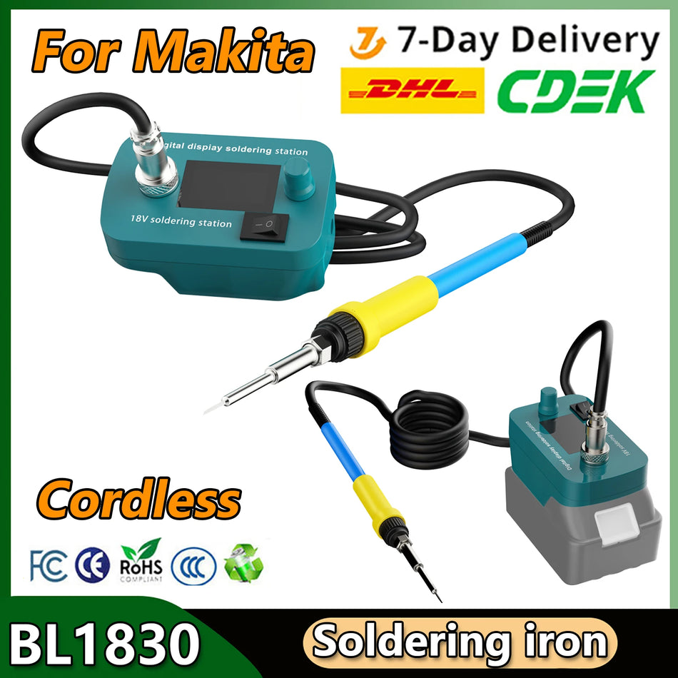 Беспроводной паяльник Turpow для Makita 18V, 60W инструмент для печатных плат