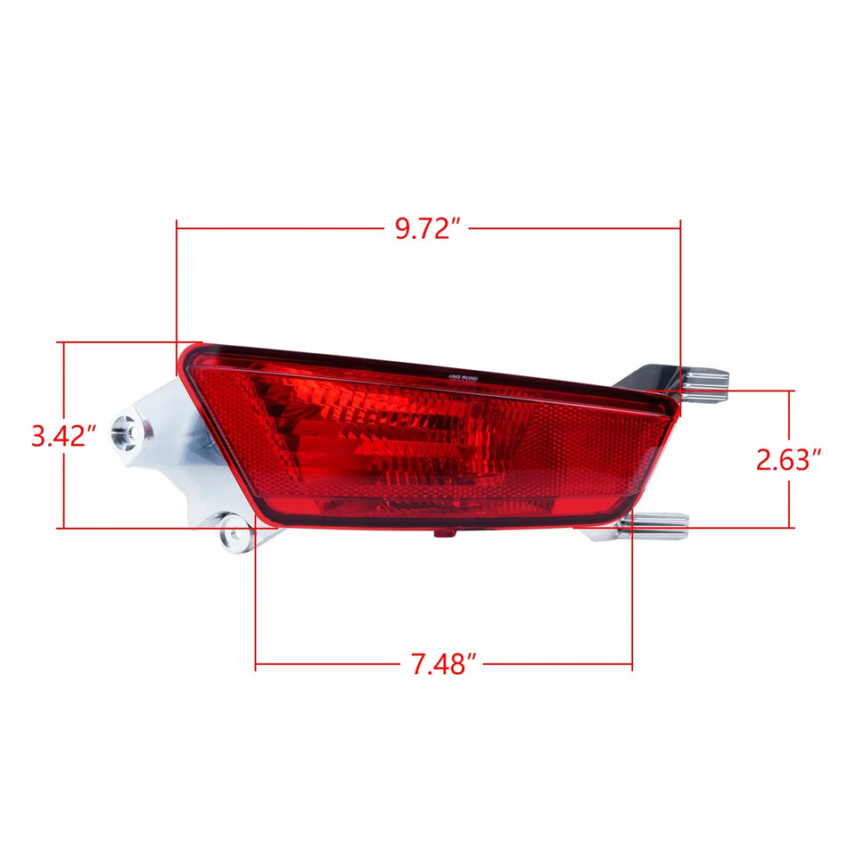 Range Rover Evoque Right Rear Bumper Reflector Light With Halogen Bulb