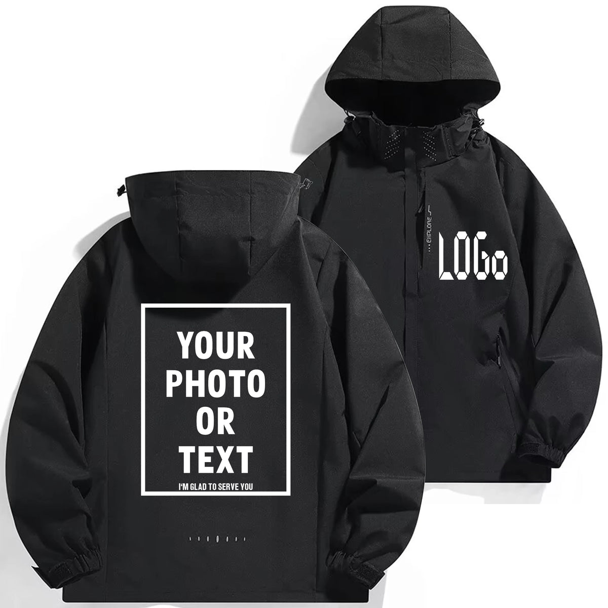 2025 New Fashion Jacket &ndash; Custom Logo And Image Everywhere black / 4XL / Pack of 1|CHINA