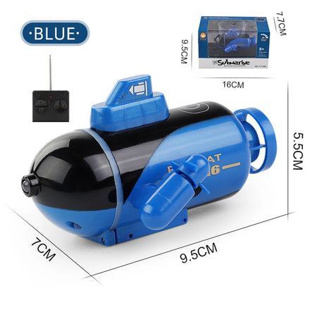 NEUSNEY Mini RC Nuclear Submarine Toy with Remote Control Multicolor