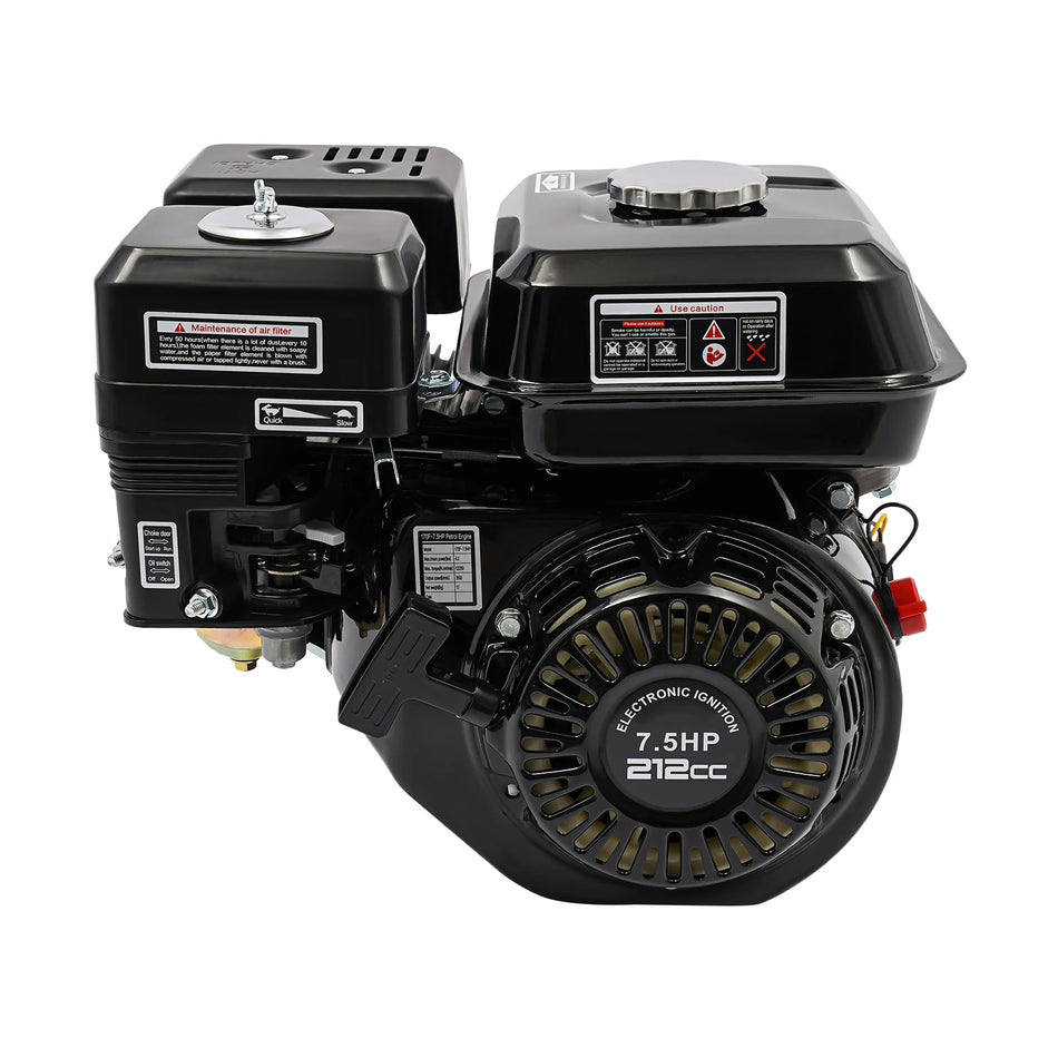 Benzinmotor 7,5HK 212cc 4-takts OHV trækstartmotor