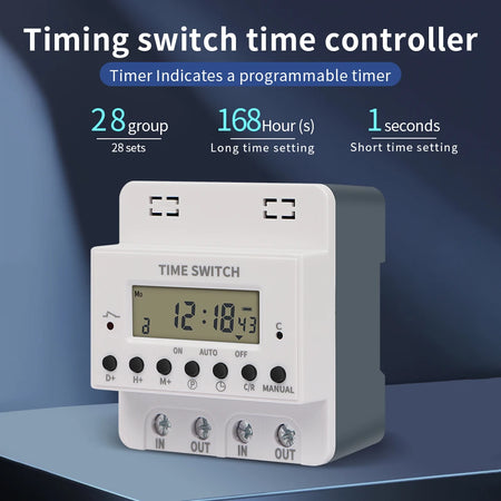 Automatic Time Control Switch 220V Digital Timer &ndash; Weekly