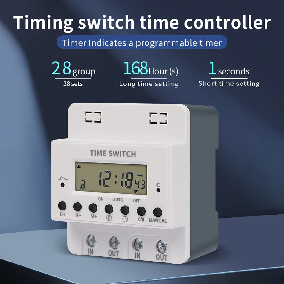 Automatic Time Control Switch 220V Digital Timer &ndash; Weekly