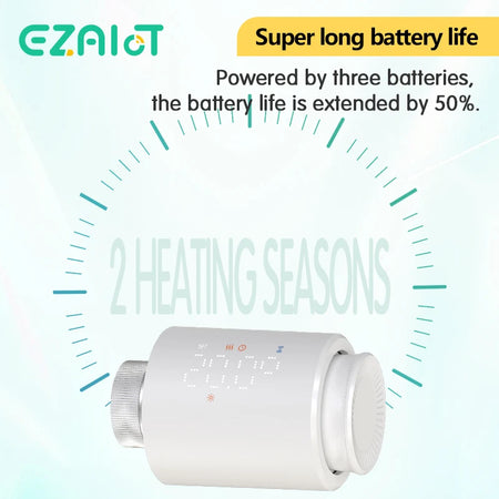 Smart TRV Zigbee Thermostatic Radiator Valve &ndash; Voice Control