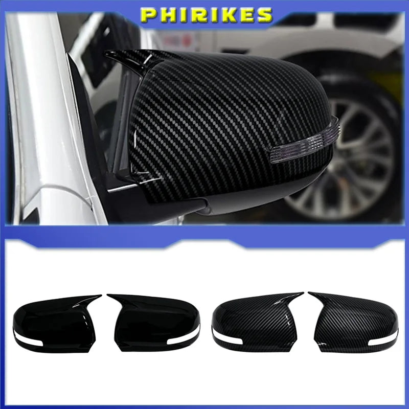 Läikiv must külgmise peegli kate Mitsubishi ASX Outlander jaoks